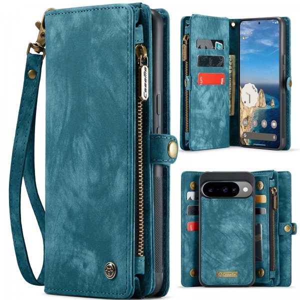 CaseMe Google Pixel 10/Pixel 10 Pro -kotelo 008 Series Irrotettava Kuori Sininen