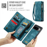 CaseMe Google Pixel 10/Pixel 10 Pro -kotelo 008 Series Irrotettava Kuori Sininen