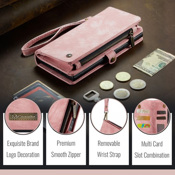 CaseMe Google Pixel 10/Pixel 10 Pro Kotelo 008 Series Irrotettava Kuori Pinkki