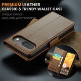 CaseMe Google Pixel 9/9 Pro/Pixel 10/10 Pro Kotelo 023 Series Ruskea