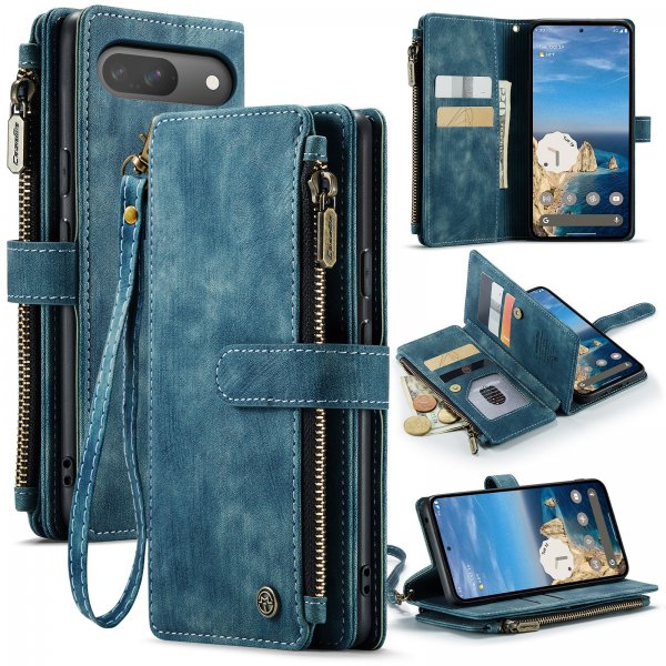 CaseMe Google Pixel 9/9 Pro/Pixel 10/10 Pro Kotelo C30 Series Sininen