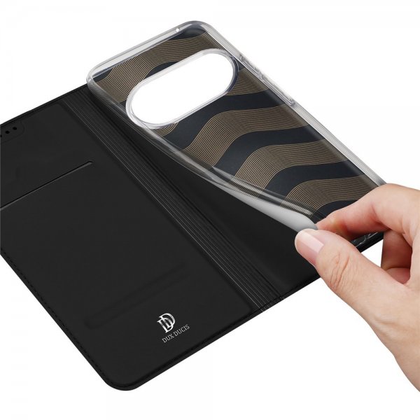 Dux Ducis Google Pixel 10/Pixel 10 Pro -kotelo Skin Pro Series musta