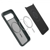 Spigen Google Pixel 10/Pixel 10 Pro -suojakuori Liquid Air MagFit Abyss Green