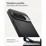 Spigen Google Pixel 10/Pixel 10 Pro Suojakuori Liquid Air Matte Black