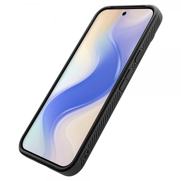 Spigen Google Pixel 10/Pixel 10 Pro Suojakuori Liquid Air Matte Black
