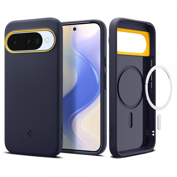 Spigen Google Pixel 10/Pixel 10 Pro Suojakuori Nano Pop MagFit Blueberry Navy