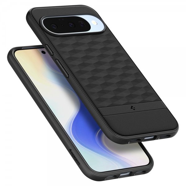 Spigen Google Pixel 10/Pixel 10 Pro Suojakuori Parallax MagFit Matte Black
