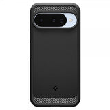 Spigen Google Pixel 10/Pixel 10 Pro -kuori, Rugged Armor MagFit, mattamusta