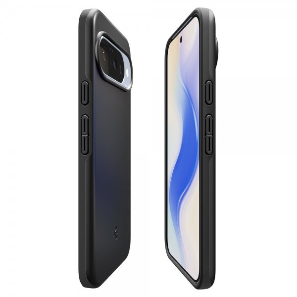 Spigen Google Pixel 10/Pixel 10 Pro Suojakuori Thin Fit MagFit Musta