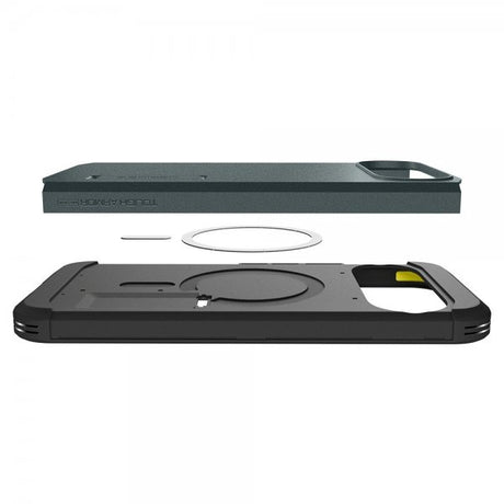 Spigen Google Pixel 10/Pixel 10 Pro Suojakuori Tough Armor MagFit Abyss Green