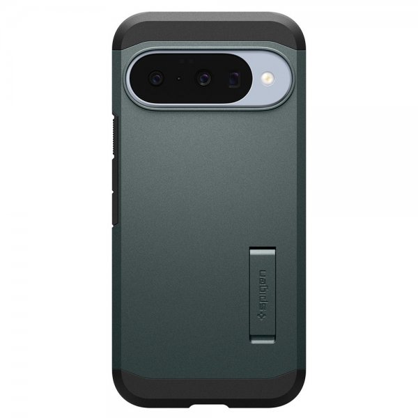 Spigen Google Pixel 10/Pixel 10 Pro Suojakuori Tough Armor MagFit Abyss Green