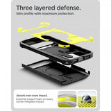 Spigen Google Pixel 10/Pixel 10 Pro Suojakuori Tough Armor MagFit Musta