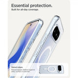 Spigen Google Pixel 10/Pixel 10 Pro Suojakuori Ultra Hybrid MagFit Clear White