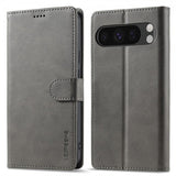 Lc.Imeeke Google Pixel 10 Pro XL Suojakuori Korttipidikkeellä Jalustatoiminnolla Harmaa