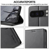 Lc.Imeeke Google Pixel 10 Pro XL Suojakotelo Korttipaikalla, Jalustatoiminnolla, Musta