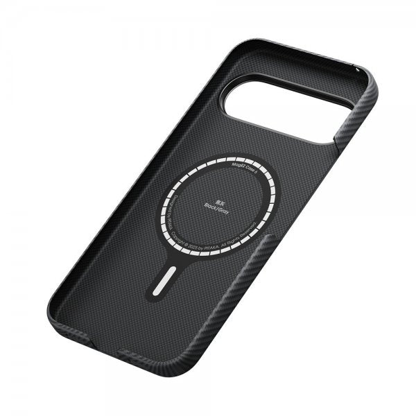 Pitaka Google Pixel 10 Pro XL Suojakuori Edge Musta/Harmaa Twill