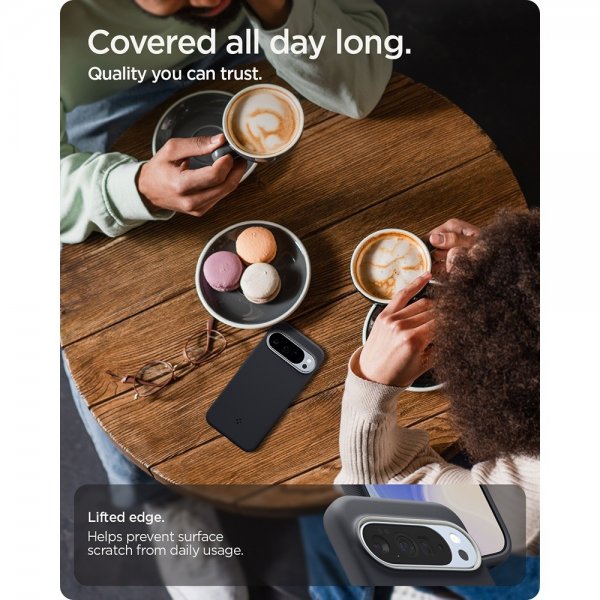 Spigen Google Pixel 10 Pro XL -suojakuori Nano Pop MagFit Black Sesame