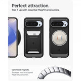 Spigen Google Pixel 10 Pro XL kuori Rugged Armor MagFit Matte Black