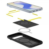 Spigen Google Pixel 10 Pro XL kuori Rugged Armor MagFit Matte Black