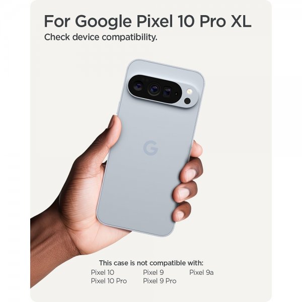 Spigen Google Pixel 10 Pro XL -kuori, Thin Fit MagFit, musta