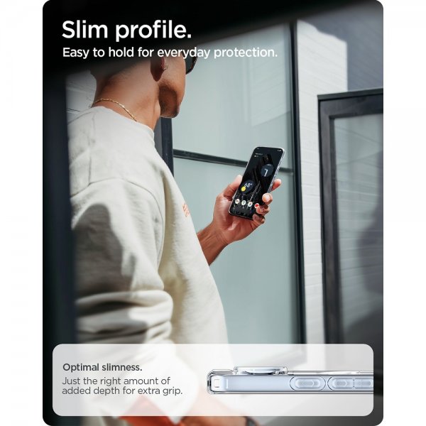 Spigen Google Pixel 10 Pro XL -suojakuori, Ultra Hybrid MagFit Clear White
