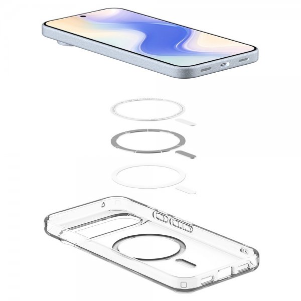 Spigen Google Pixel 10 Pro XL -suojakuori, Ultra Hybrid MagFit Clear White