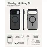 Spigen Google Pixel 10 Pro XL Ultra Hybrid MagFit Frost Black -suojakuori