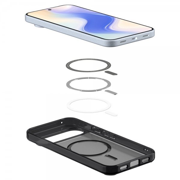 Spigen Google Pixel 10 Pro XL Ultra Hybrid MagFit Frost Black -suojakuori