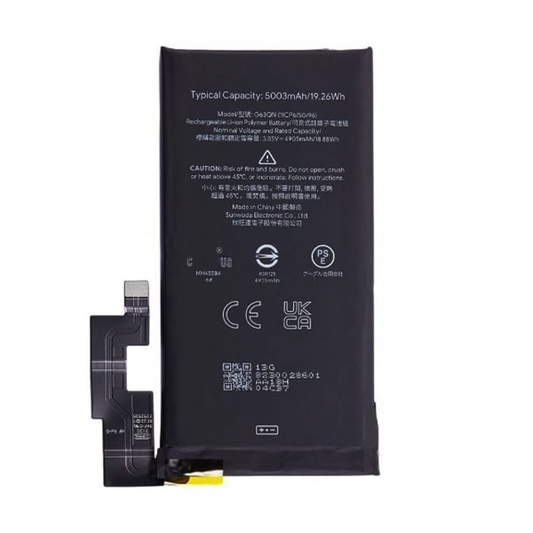 Google Pixel 6 Pro Sisäinen akku, alkuperäinen G63QN 5003 mAh