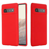 Google Pixel 6 Pro -kuori silikonia, hihna, punainen
