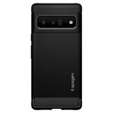 Spigen Google Pixel 6 Pro -kuori, Rugged Armor, mattamusta