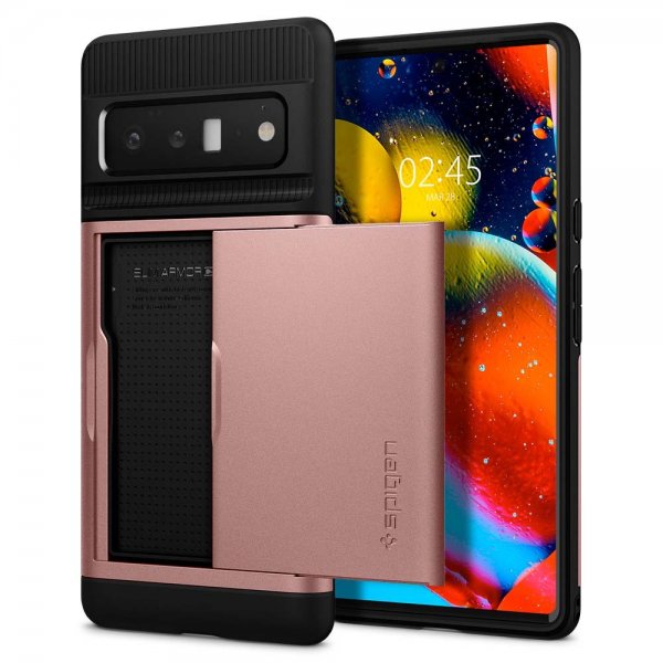 Spigen Google Pixel 6 Pro suojakuori Slim Armor CS Rose Gold