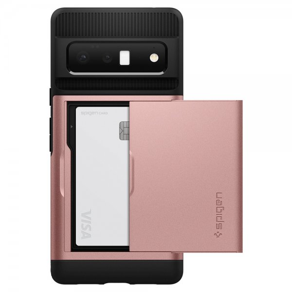 Spigen Google Pixel 6 Pro suojakuori Slim Armor CS Rose Gold