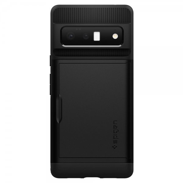 Spigen Google Pixel 6 Pro suojakuori Slim Armor CS, musta