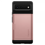 Spigen Google Pixel 6 -suojakuori Slim Armor CS, ruusukulta