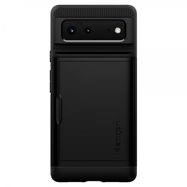 Spigen Google Pixel 6 -suojakuori, Slim Armor CS, musta