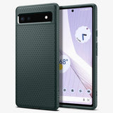 Spigen Google Pixel 6a -kuoret Liquid Air Midnight Green