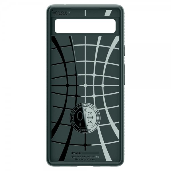 Spigen Google Pixel 6a -kuoret Liquid Air Midnight Green