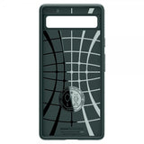 Spigen Google Pixel 6a -kuoret Liquid Air Midnight Green