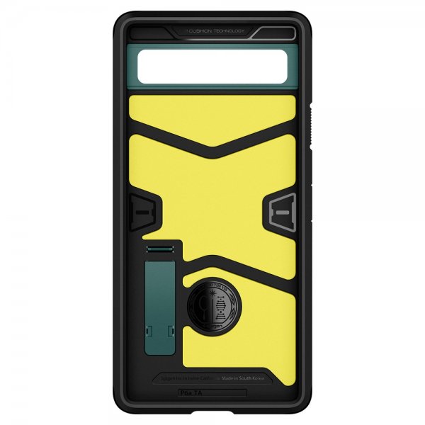 Spigen Google Pixel 6a Suojakuori Tough Armor Midnight Green