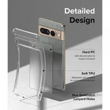 Ringke Google Pixel 7 Pro -suojakuori Fusion Matte Clear