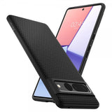 Spigen Google Pixel 7 Pro -kuoret Liquid Air Matte Black