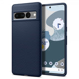 Spigen Google Pixel 7 Pro -kuori, Liquid Air, tummansininen