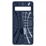 Spigen Google Pixel 7 Pro -kuori, Liquid Air, tummansininen