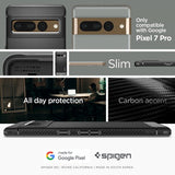 Spigen Google Pixel 7 Pro Suojakuori Rugged Armor Mattamusta