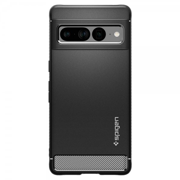 Spigen Google Pixel 7 Pro Suojakuori Rugged Armor Mattamusta