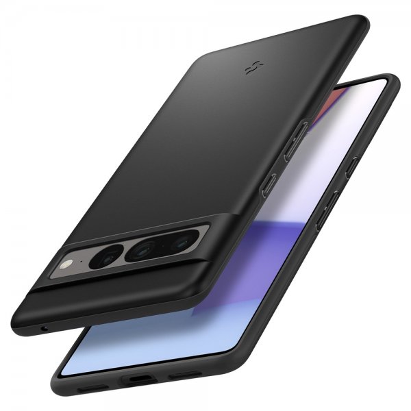 Spigen Google Pixel 7 Pro Kuori Thin Fit Musta