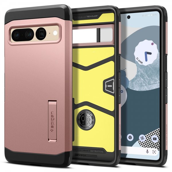 Spigen Google Pixel 7 Pro Suojakuori Tough Armor Ruusukulta