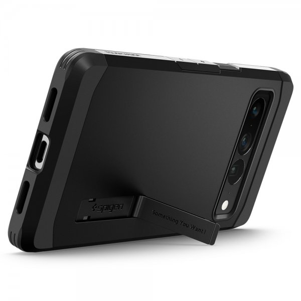 Spigen Google Pixel 7 Pro Suojakuori Tough Armor Musta