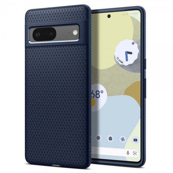 Spigen Google Pixel 7 -suojakuori, Liquid Air, tummansininen
